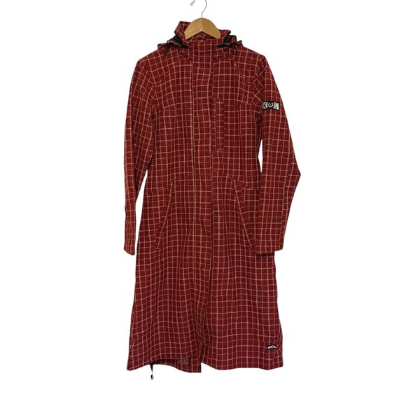 Kerrits Coach's Coat Equestrian Riding Jacket Full Length Softshell Hood *FLAWS - Picture 1 of 16